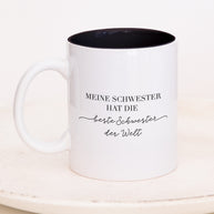 Beste Schwester - Tasse