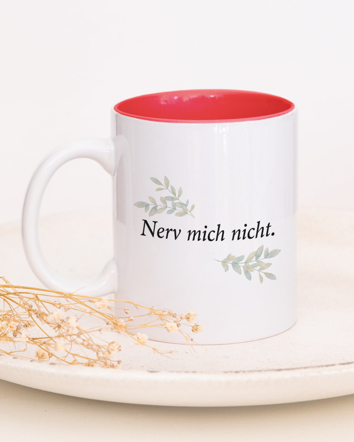 Nerv mich nicht - Tasse Rot Tasse Visual Statements®
