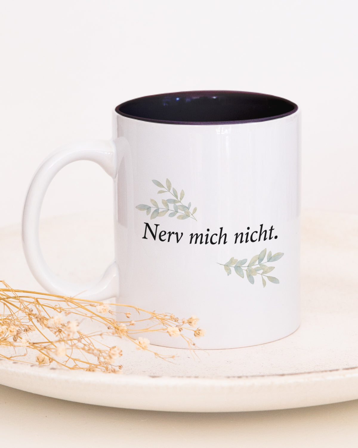 Nerv mich nicht - Tasse Schwarz Tasse Visual Statements®