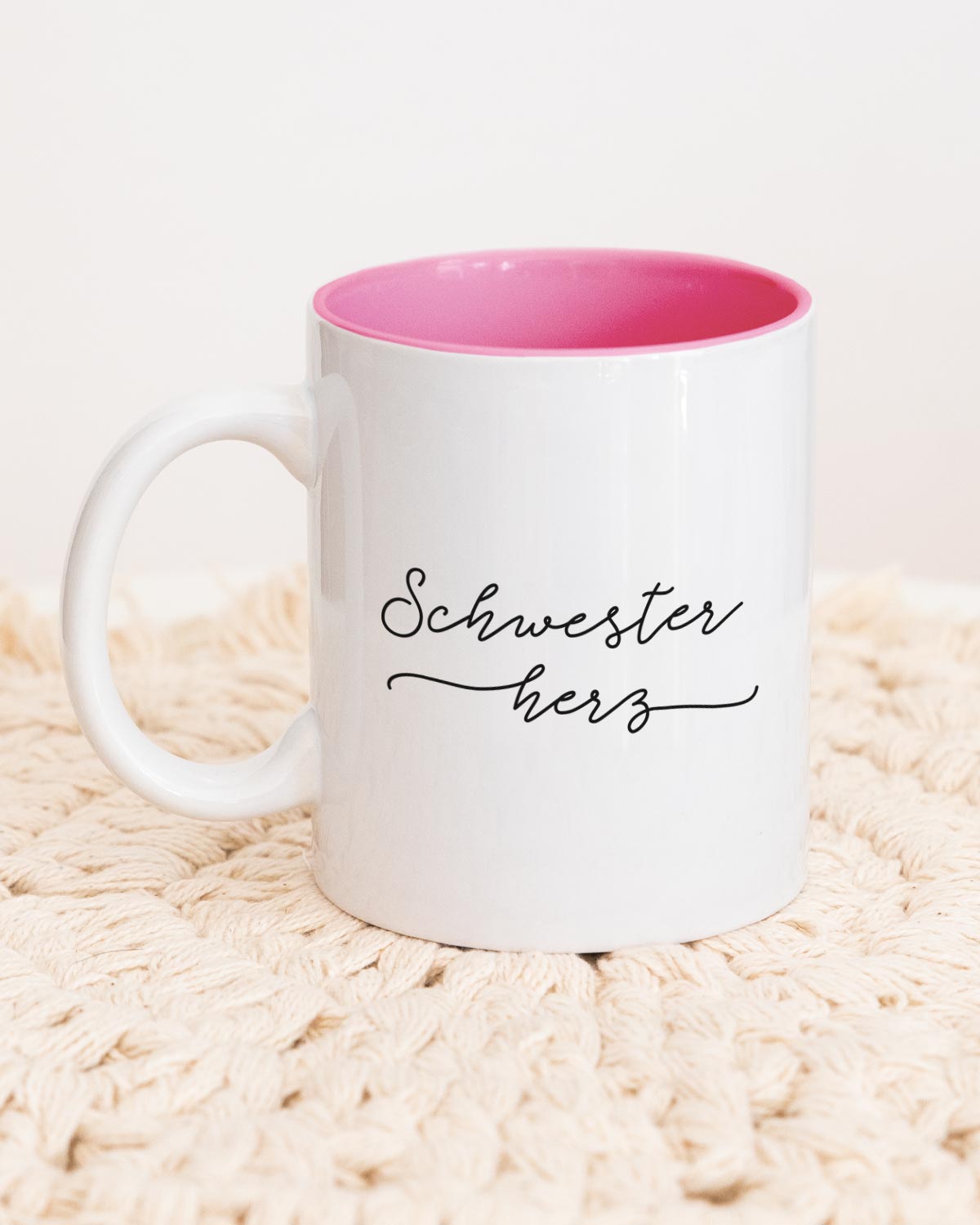 Schwesterherz - Tasse Pink Tasse Visual Statements®