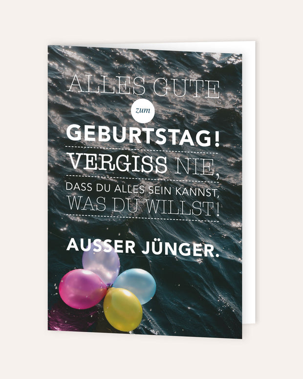 Geburtstag - Grußkarte
