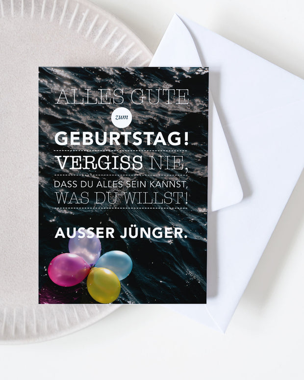 Geburtstag - Grußkarte Grußkarte VISUAL STATEMENTS
