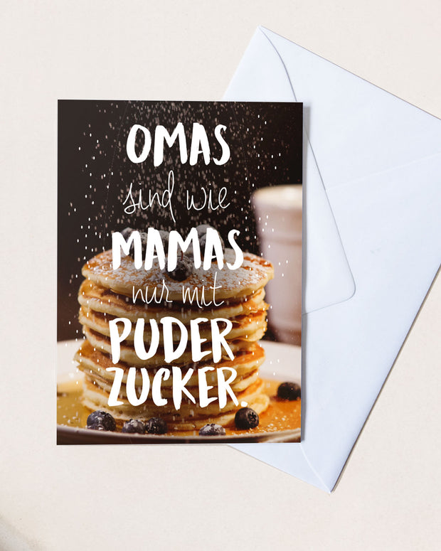 Omas sind wie Mamas - Grußkarte