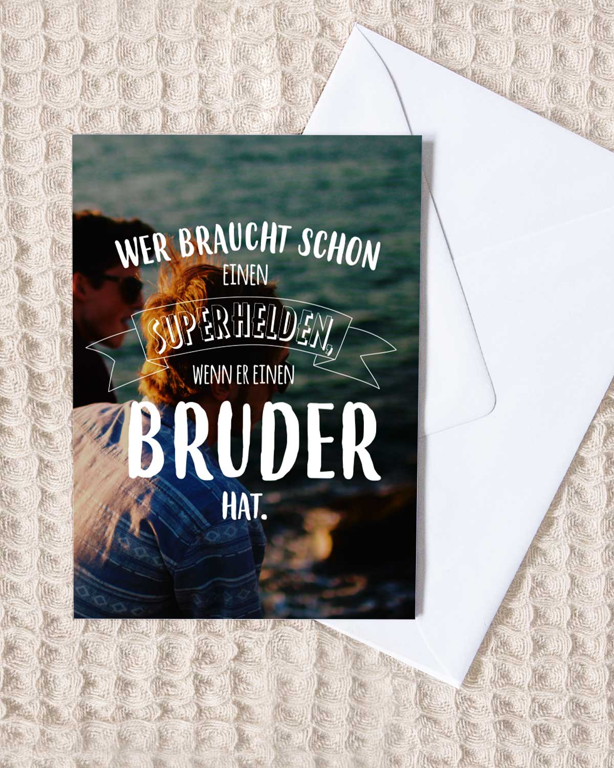 Bruder - Grußkarte Grußkarte Visual Statements®