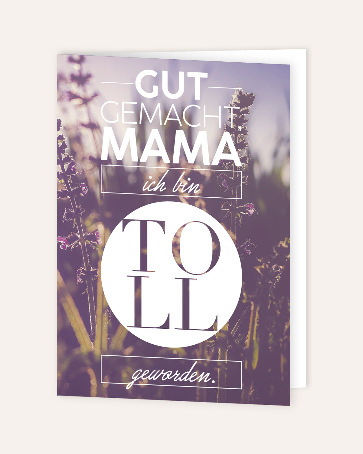 Gut gemacht Mama - Grußkarte Grußkarte Visual Statements®