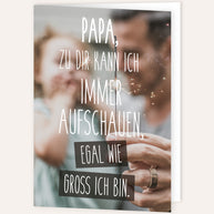 Papa - Grußkarte
