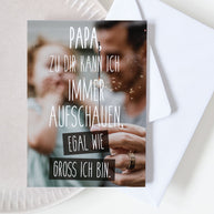 Papa - Grußkarte