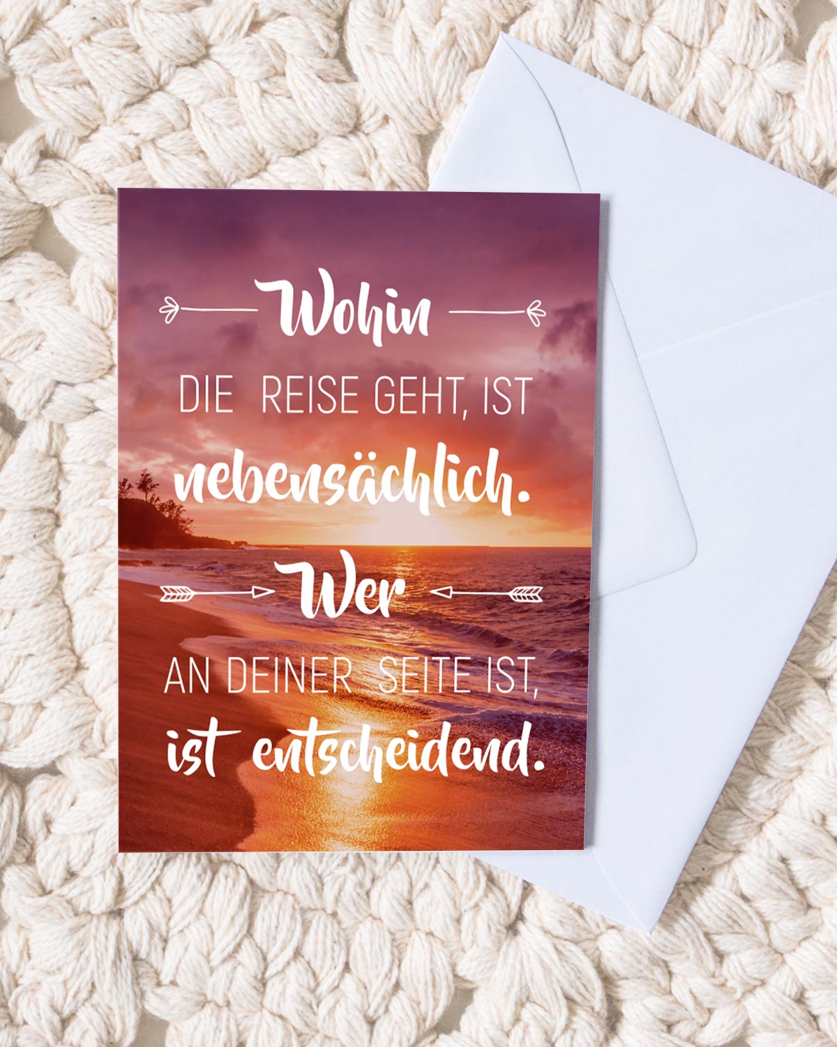 Wohin die Reise geht - Grußkarte Grußkarte Visual Statements®