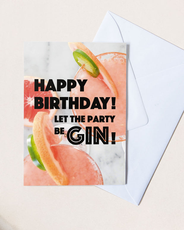 Let the Party beGin - Grußkarte Grußkarte VISUAL STATEMENTS