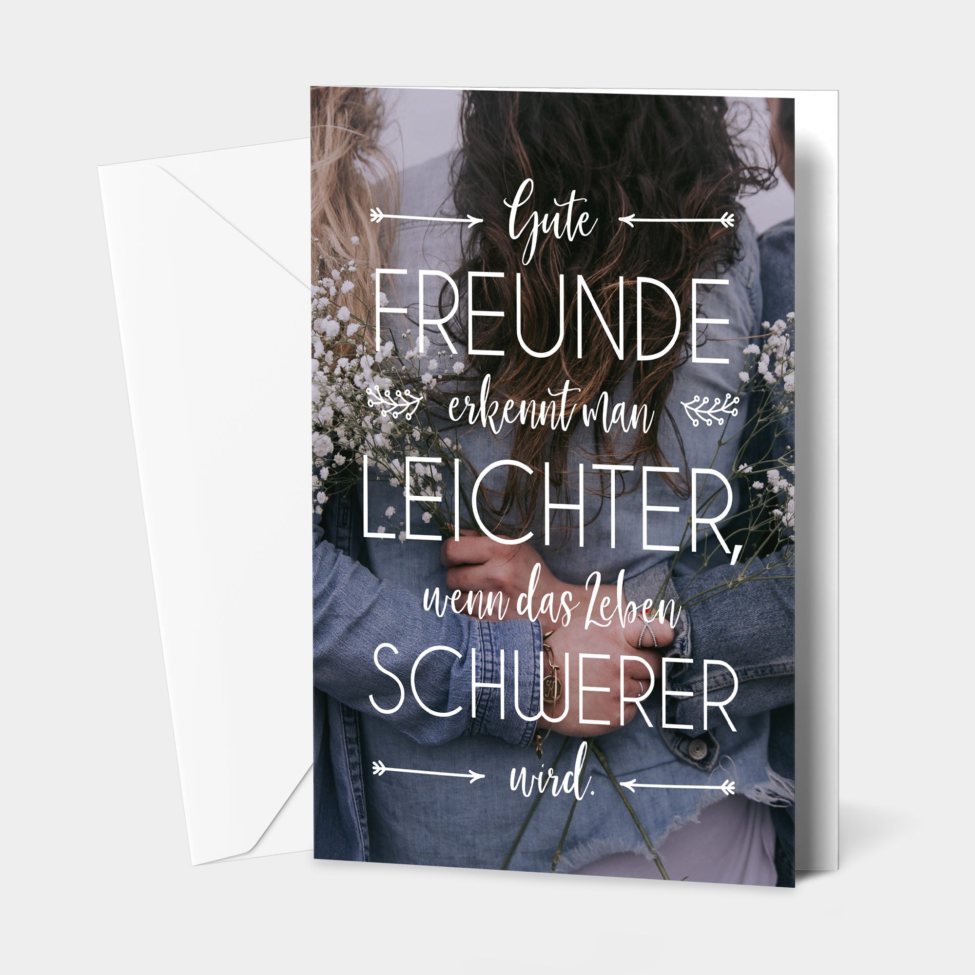 Gute Freunde - Grußkarte Grußkarte Visual Statements®