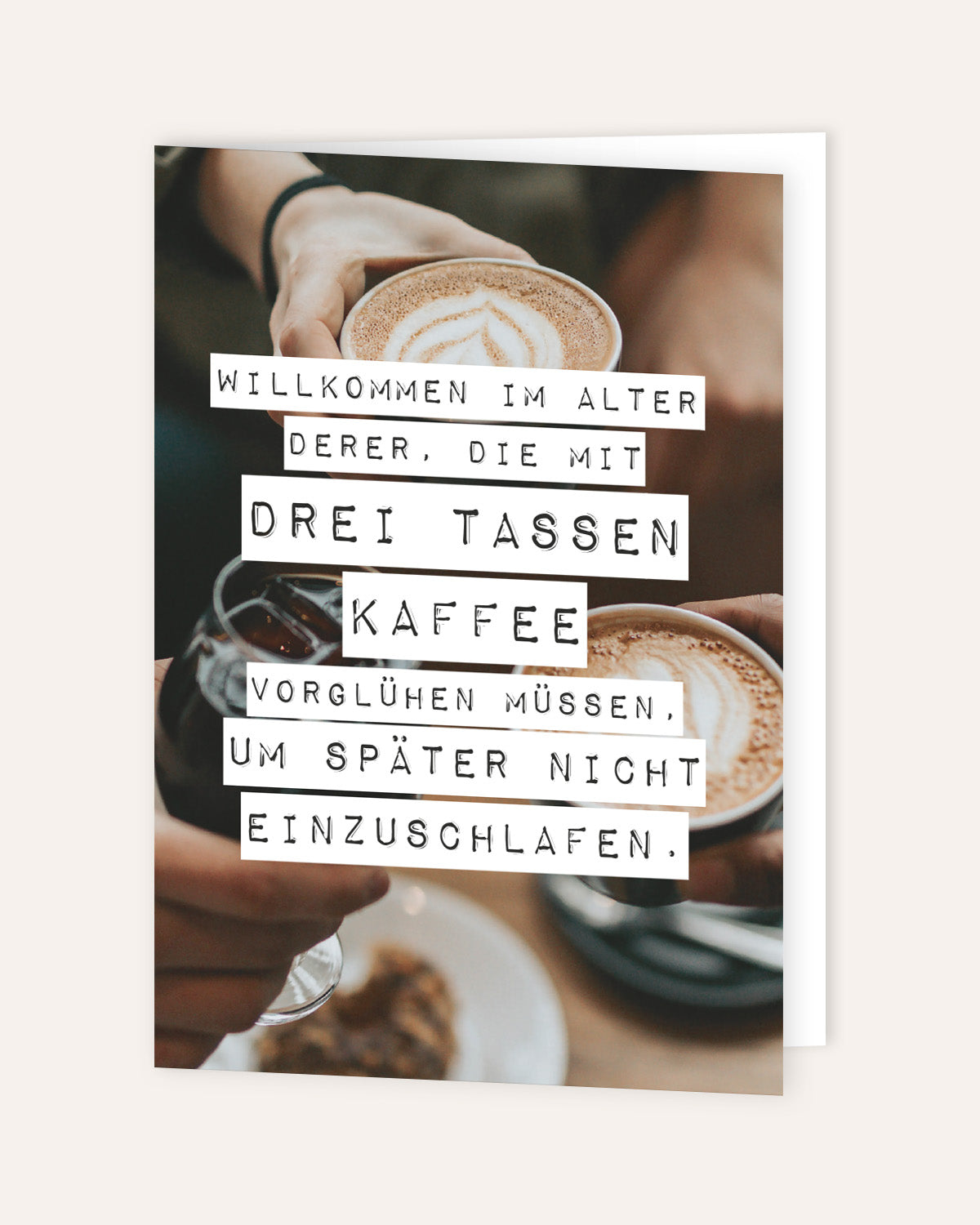 Willkommen im Alter - Grußkarte Grußkarte Visual Statements®