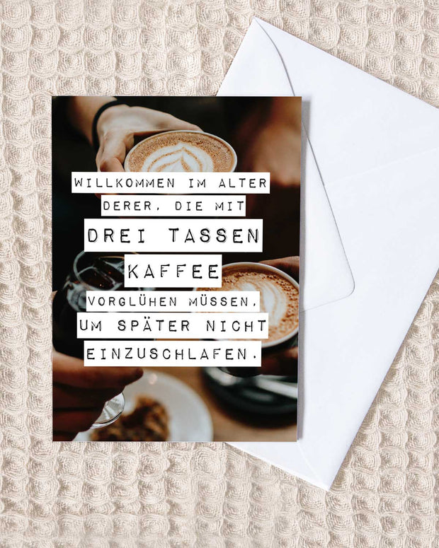 Willkommen im Alter - Grußkarte Grußkarte VISUAL STATEMENTS