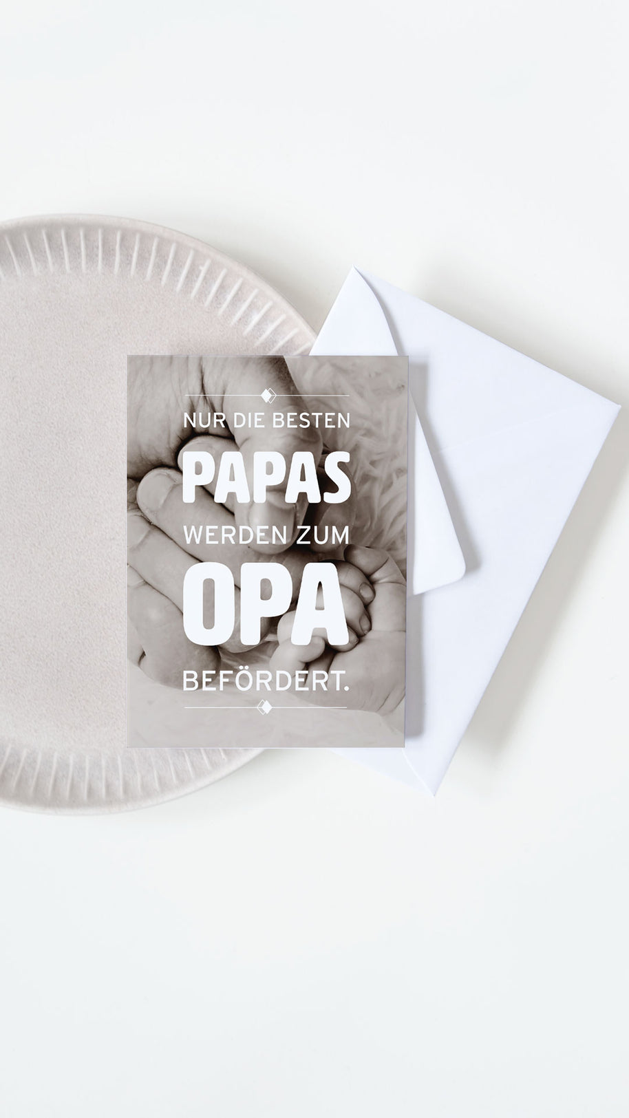 Nur die besten Papas - Grußkarte