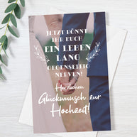 Ein Leben lang - Grußkarte