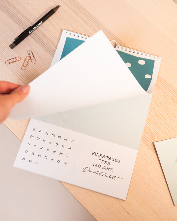 Glück - Undatierter Bastelkalender