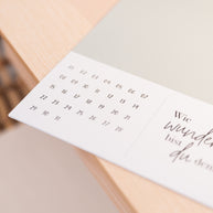Glück - Undatierter Bastelkalender