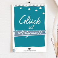 Glück - Undatierter Bastelkalender