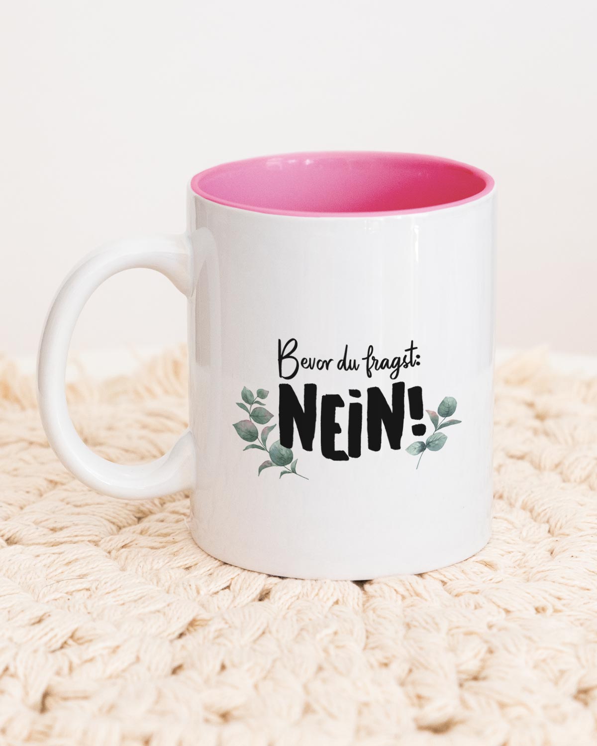 Nein - Tasse Pink Tasse Visual Statements®
