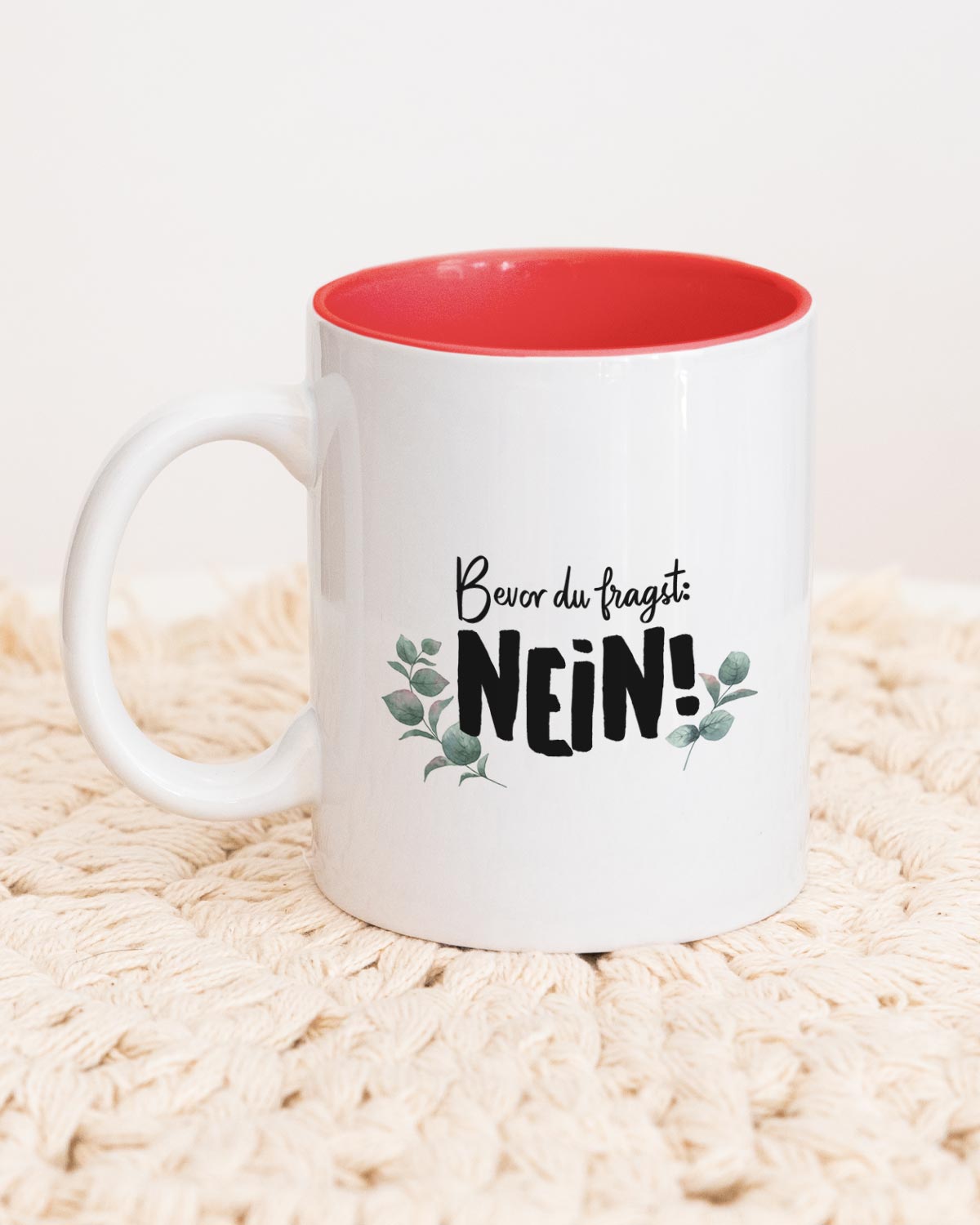 Nein - Tasse Rot Tasse Visual Statements®
