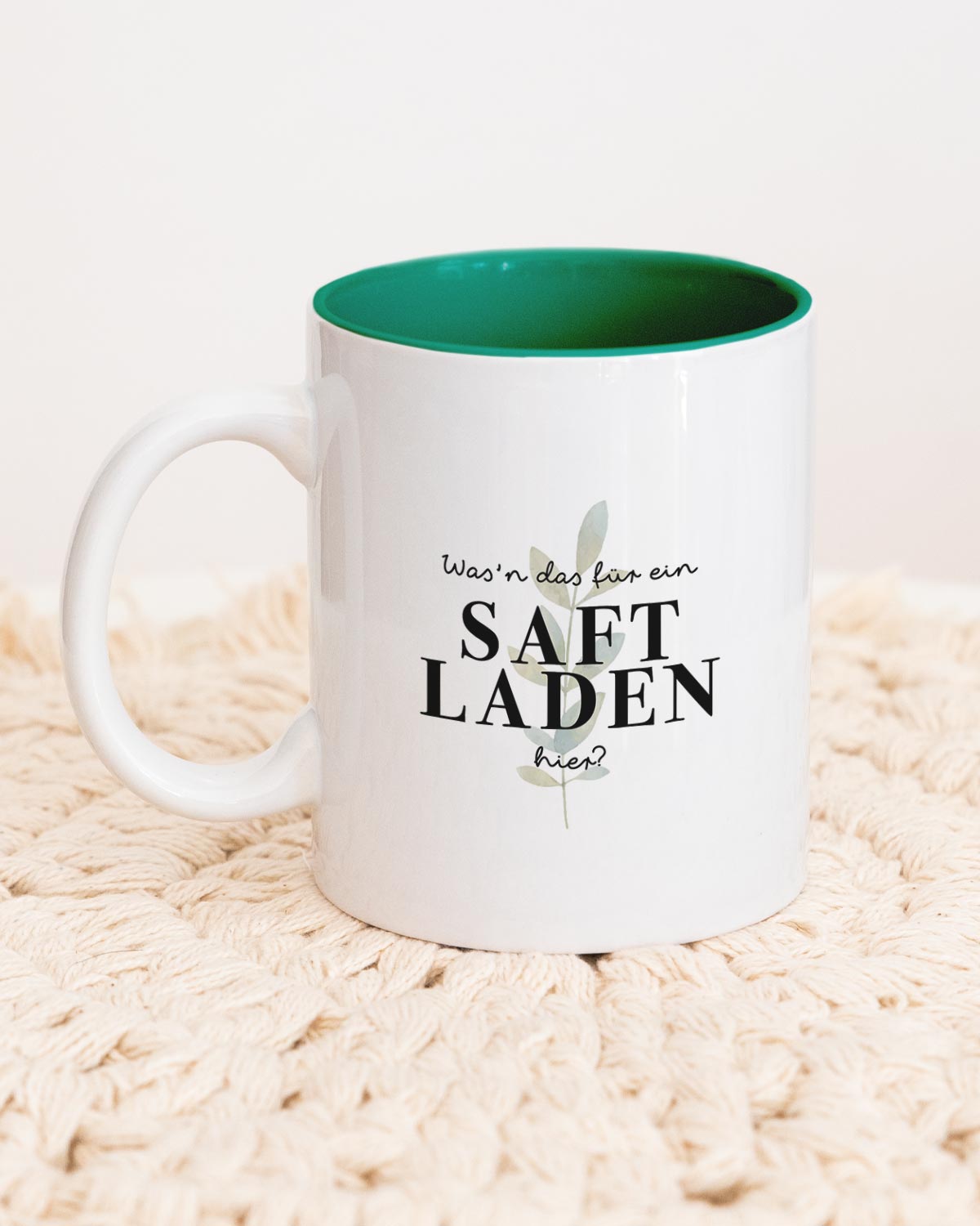 Saftladen - Tasse Dunkelgrün Tasse Visual Statements®