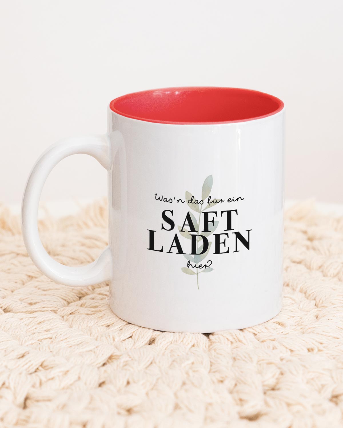 Saftladen - Tasse Rot Tasse Visual Statements®