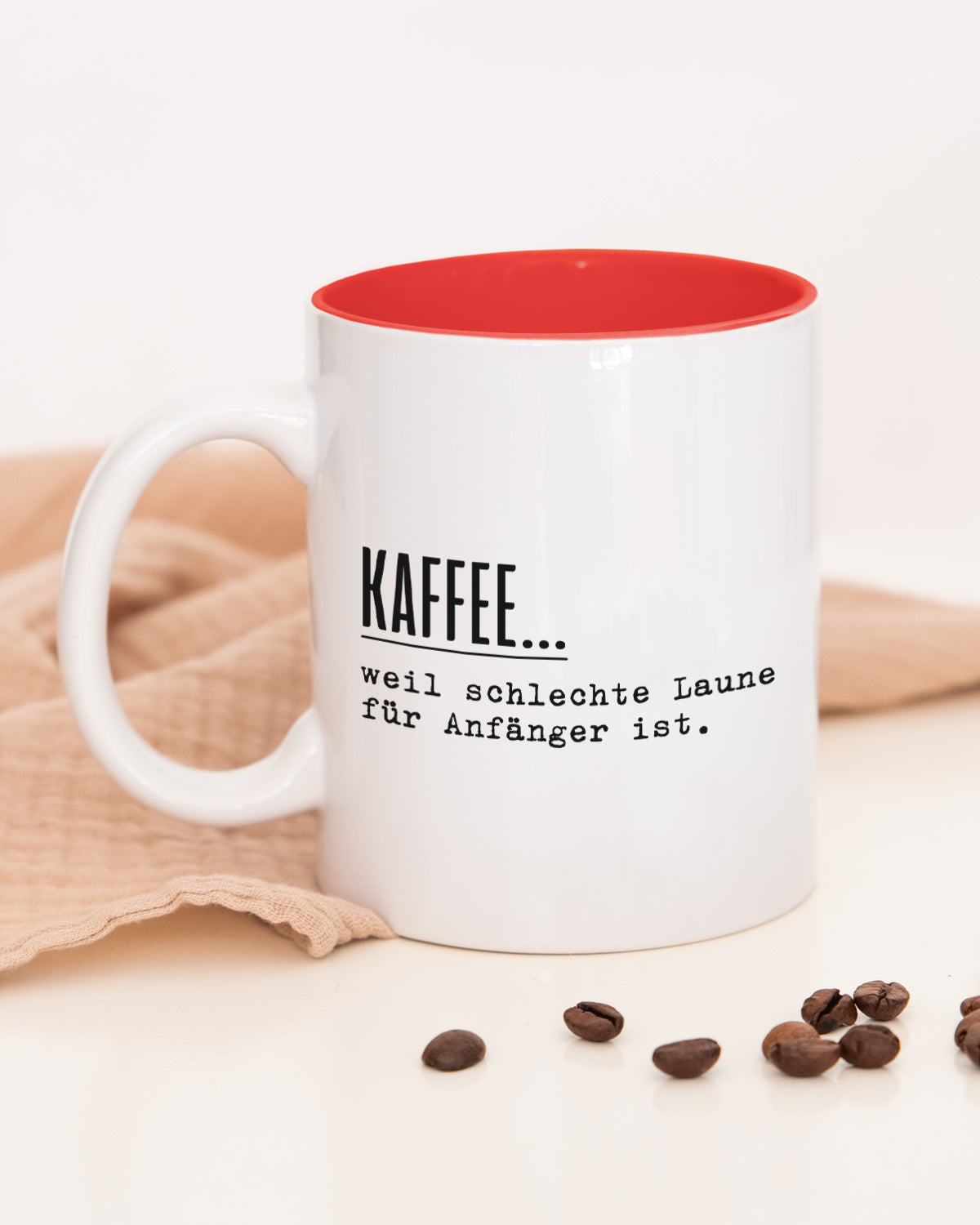 Definition Kaffee - Tasse Rot Tasse Visual Statements®