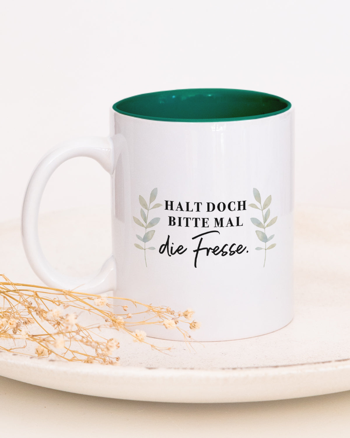 Fresse - Tasse Dunkelgrün Tasse Visual Statements®