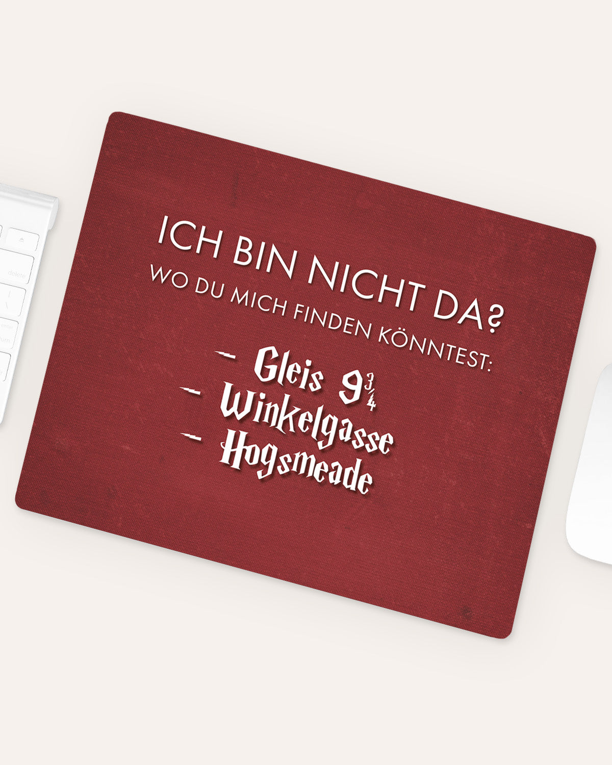 Gleis 9 3/4 - Mousepad Mousepad Visual Statements®