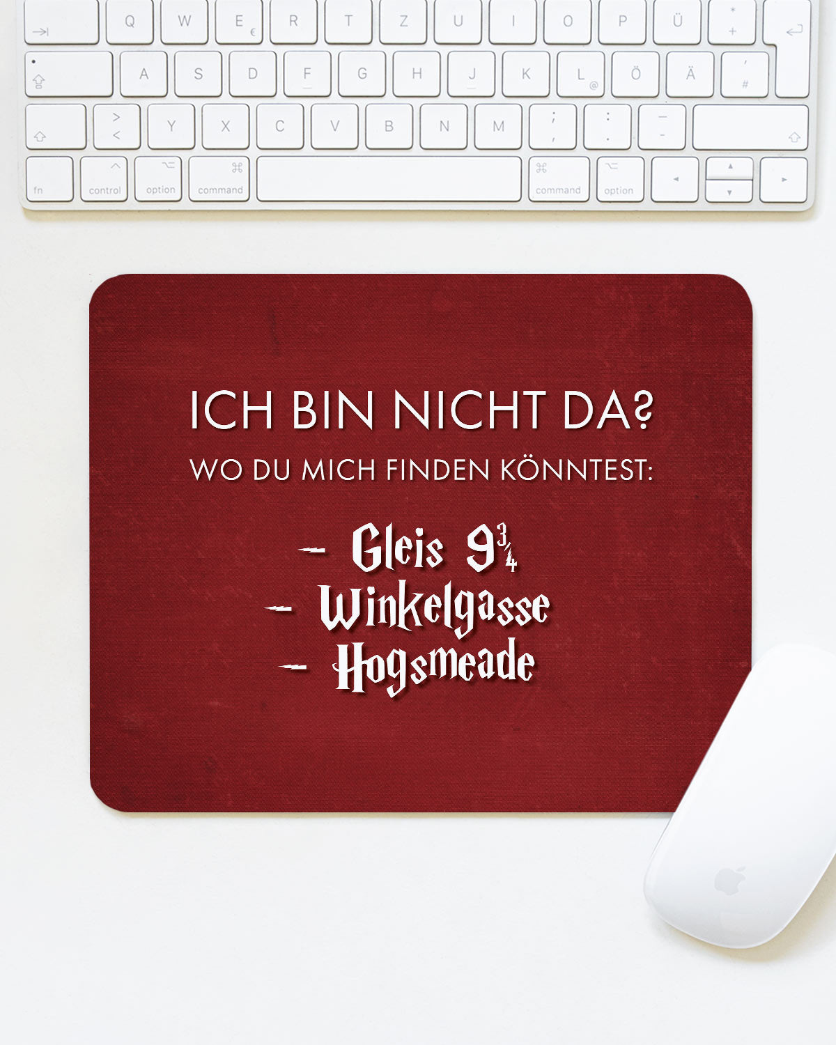 Gleis 9 3/4 - Mousepad Mousepad Visual Statements®