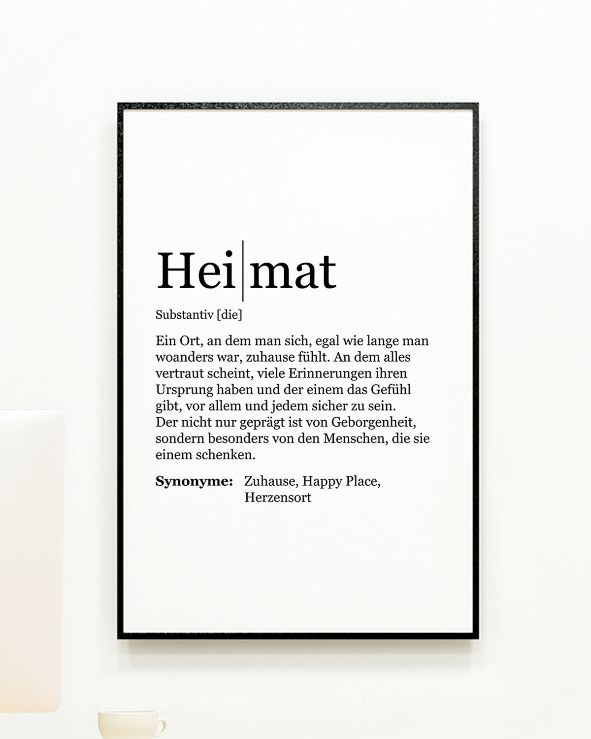 Definition Heimat - Poster Poster Visual Statements®