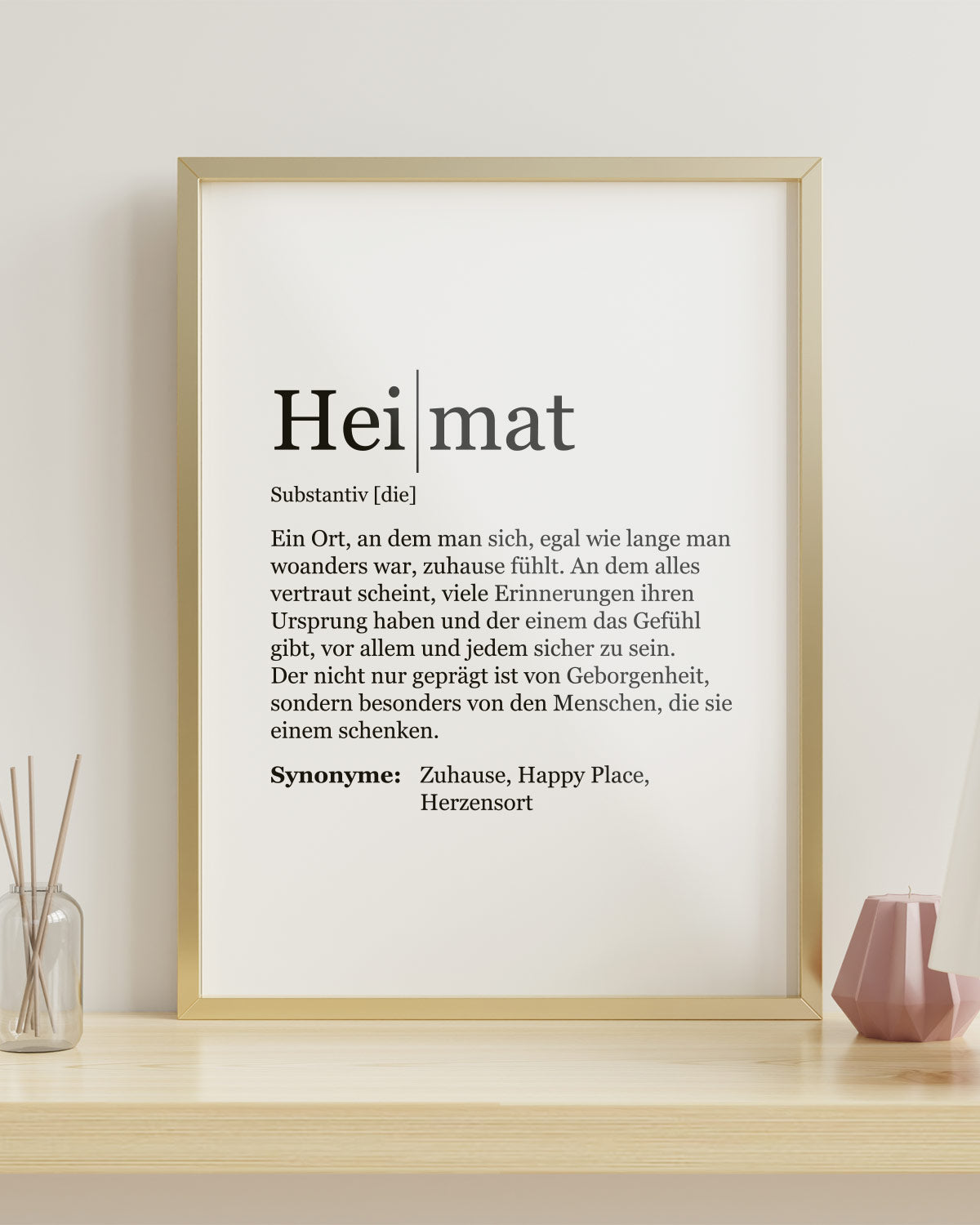 Definition Heimat - Poster Poster Visual Statements®