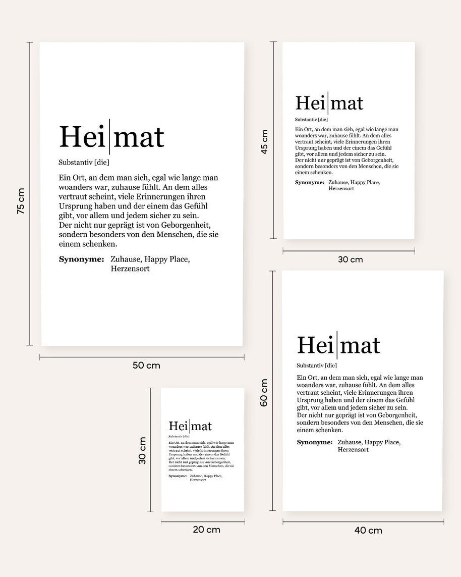 Definition Heimat - Poster