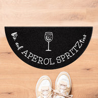 Aperol Spritztour No.3 - Fußmatte halbrund