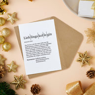 Definition Lieblingskollegin - Grußkarte