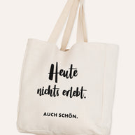 Nichts erlebt - Stofftasche