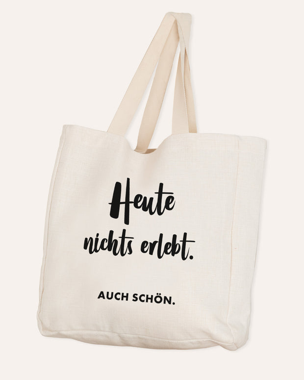 Nichts erlebt - Stofftasche