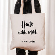 Nichts erlebt - Stofftasche