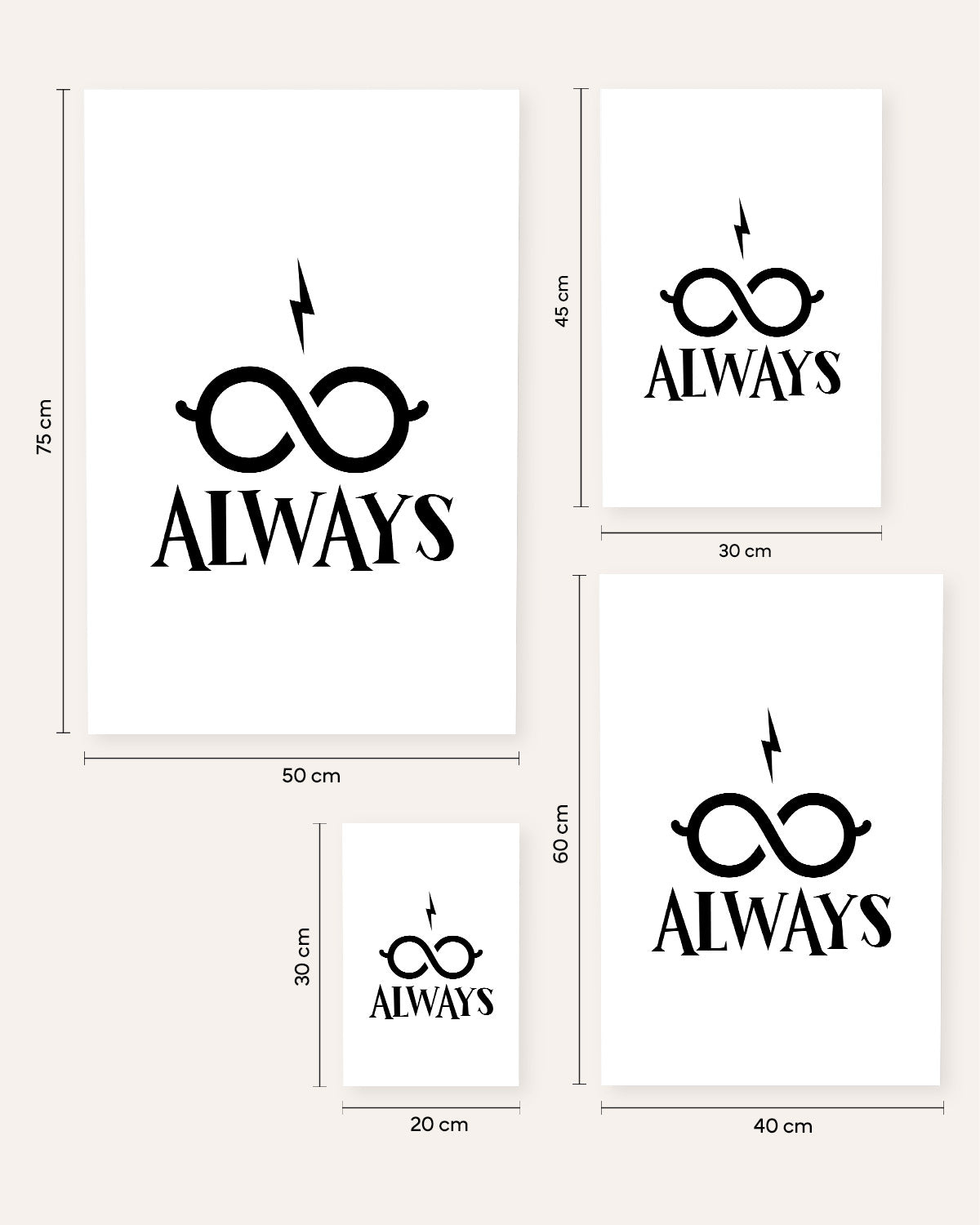 Always - Poster Poster Visual Statements®