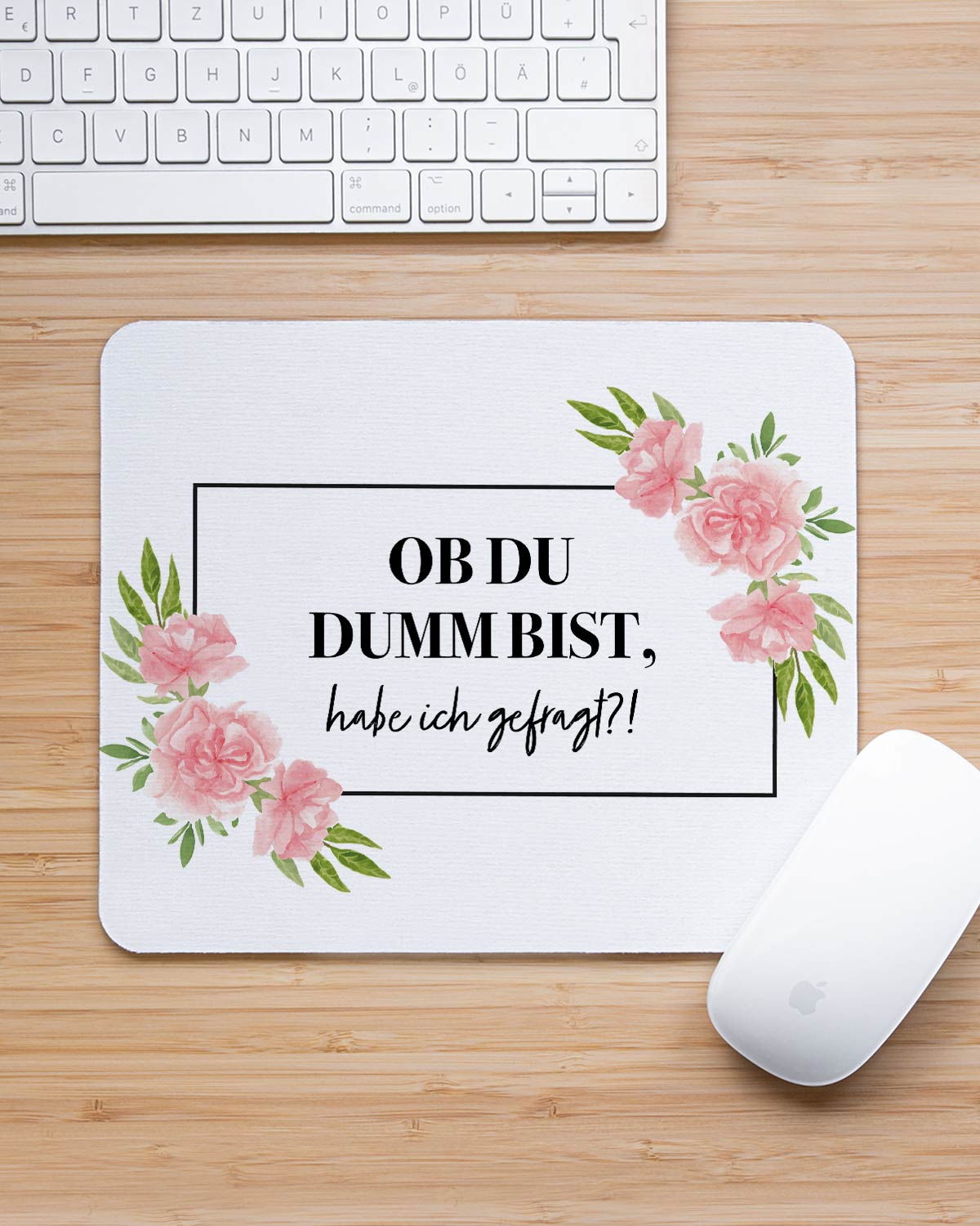 Ob du dumm bist - Mousepad Mousepad Visual Statements®