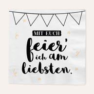 Mit euch - Serviette