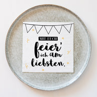 Mit euch - Serviette
