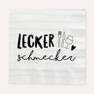Lecker schmecker - Serviette