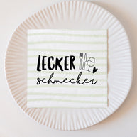 Lecker schmecker - Serviette