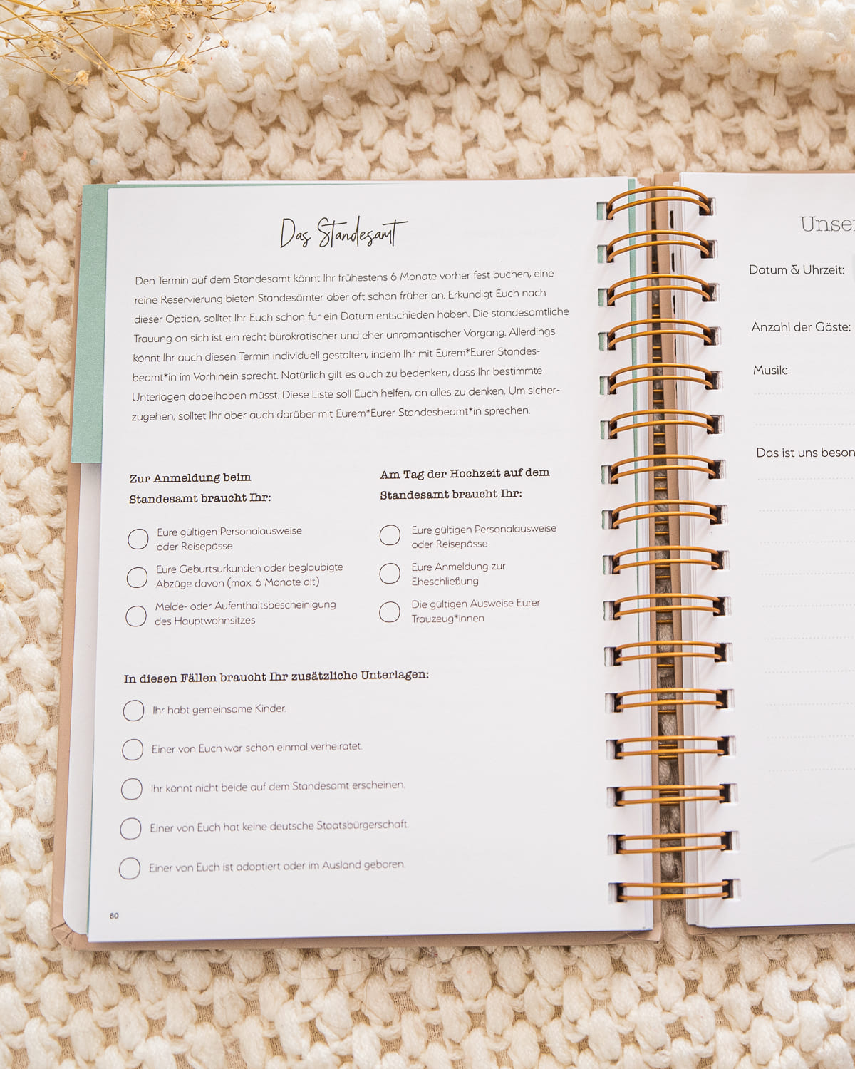 Hochzeitsplaner | Für Immer Planer & Bücher Visual Statements®