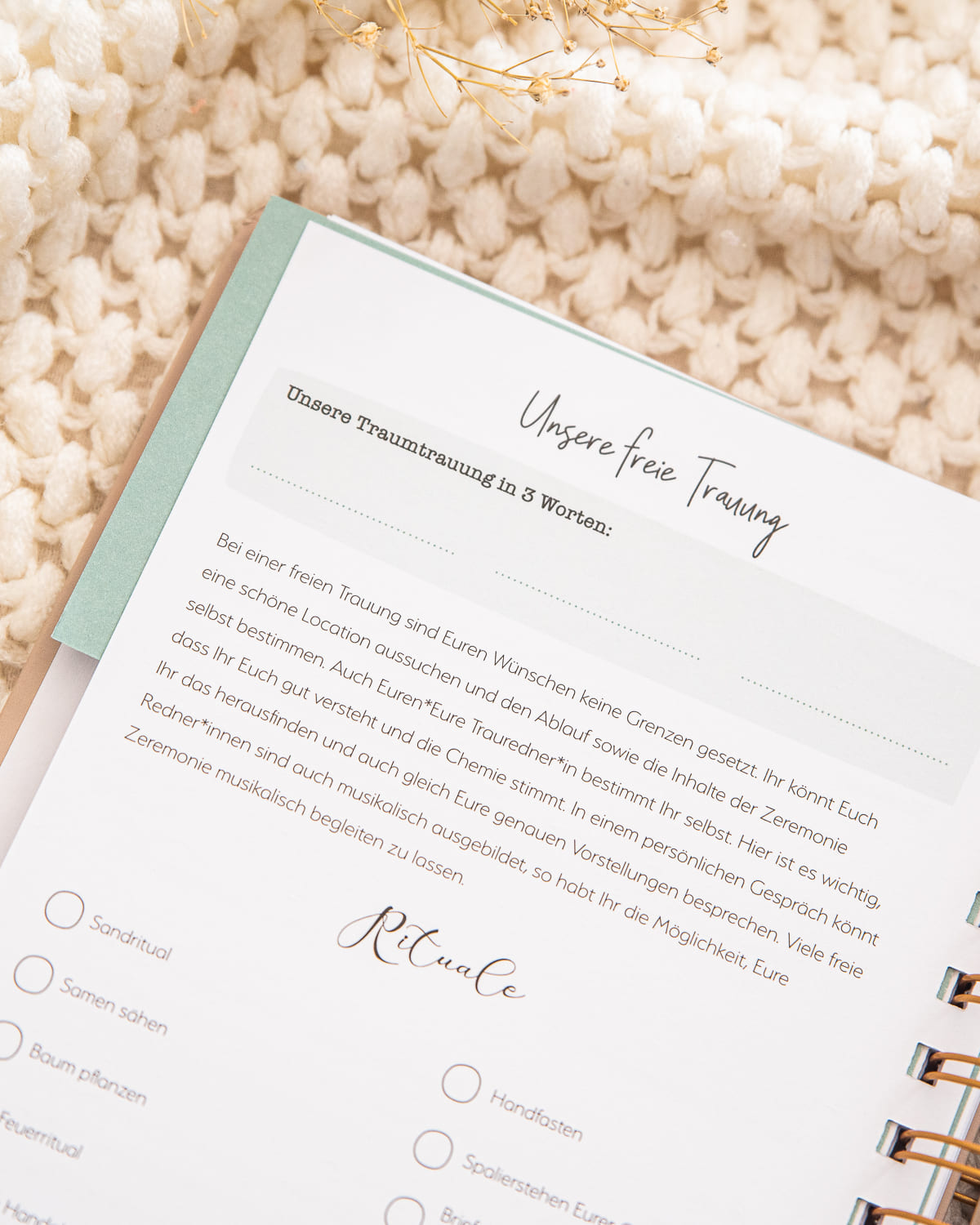 Hochzeitsplaner | Für Immer Planer & Bücher Visual Statements®