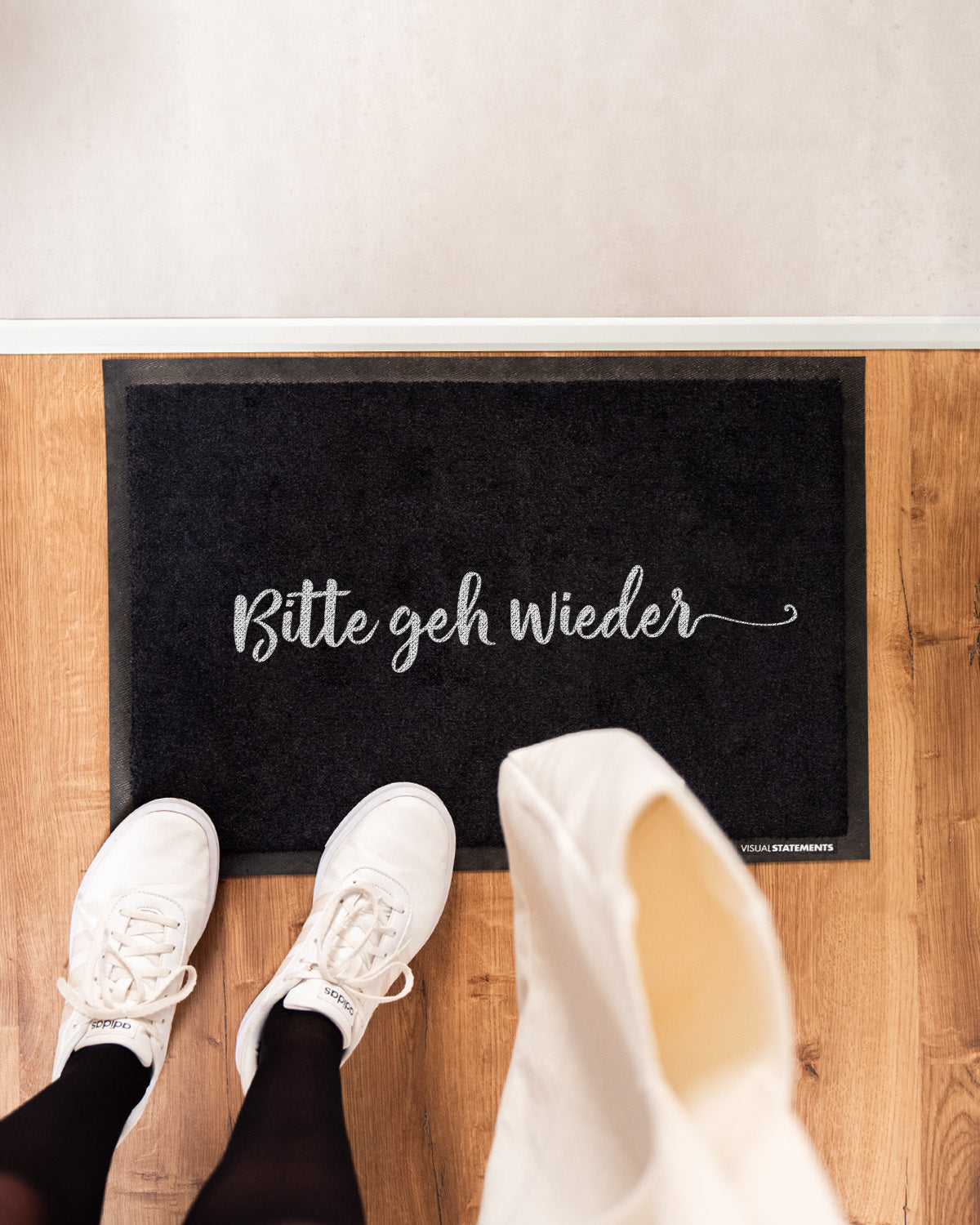 Bitte geh wieder - Fußmatte Fußmatte Visual Statements®