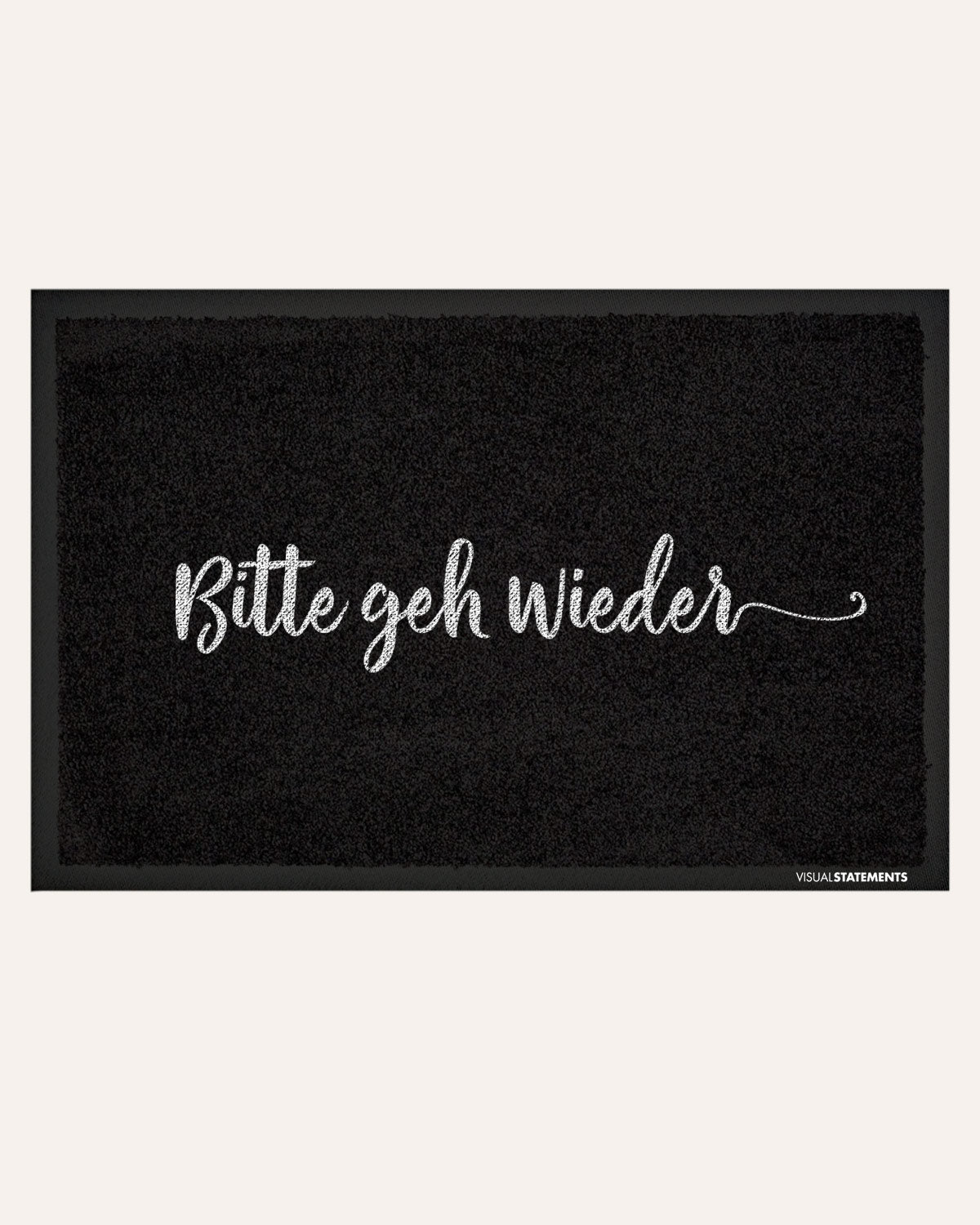 Bitte geh wieder - Fußmatte Fußmatte Visual Statements®