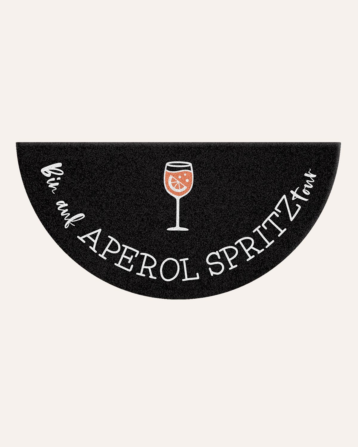Aperol Spritztour No.2 - Fußmatte halbrund Fußmatte Visual Statements®