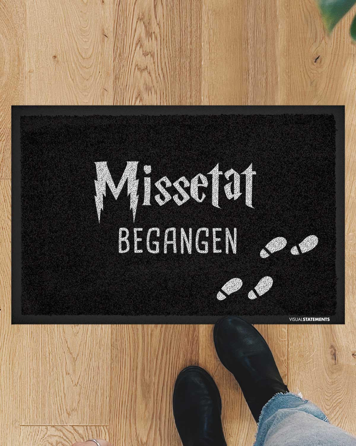 Missetat begangen - Fußmatte Fußmatte Visual Statements®