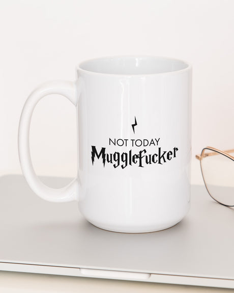 Not today Mugglefucker - Jumbotasse Tasse VISUAL STATEMENTS